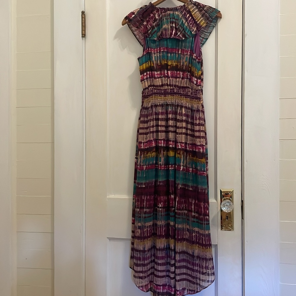 New Ramy Brook Harrison Sangria Stripe Midi Dress size XXS - Picture 8 of 16